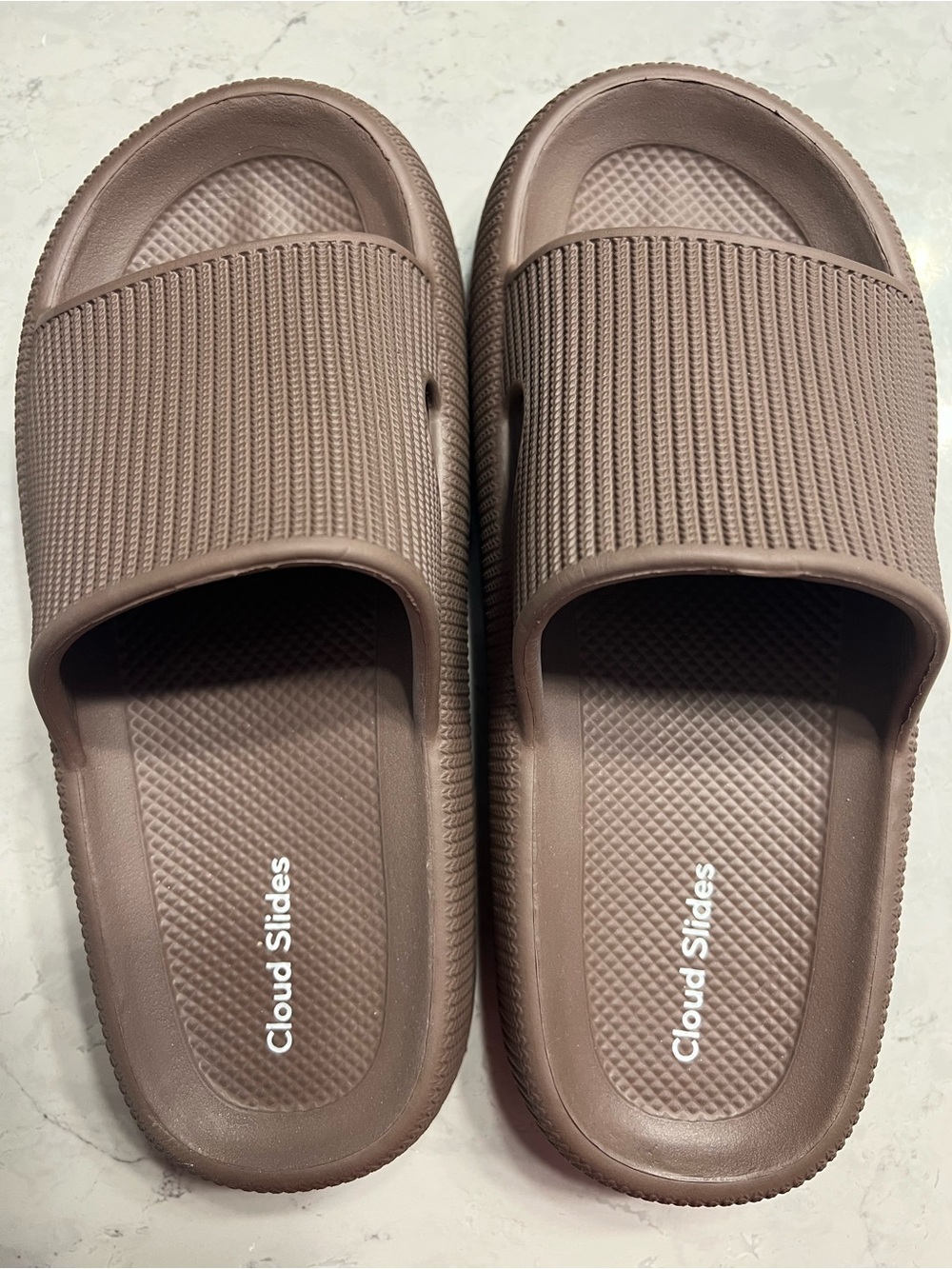 Cloud Slides Women’s Slip-On Sandals in Mocha Brown